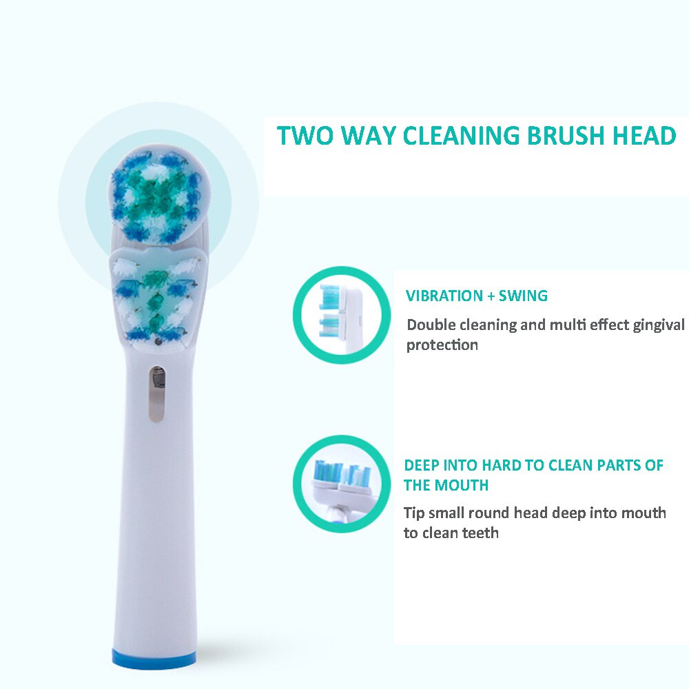 Set 4 đầu thay thế ORAL-B thích hợp cho bàn chải đánh răng điện