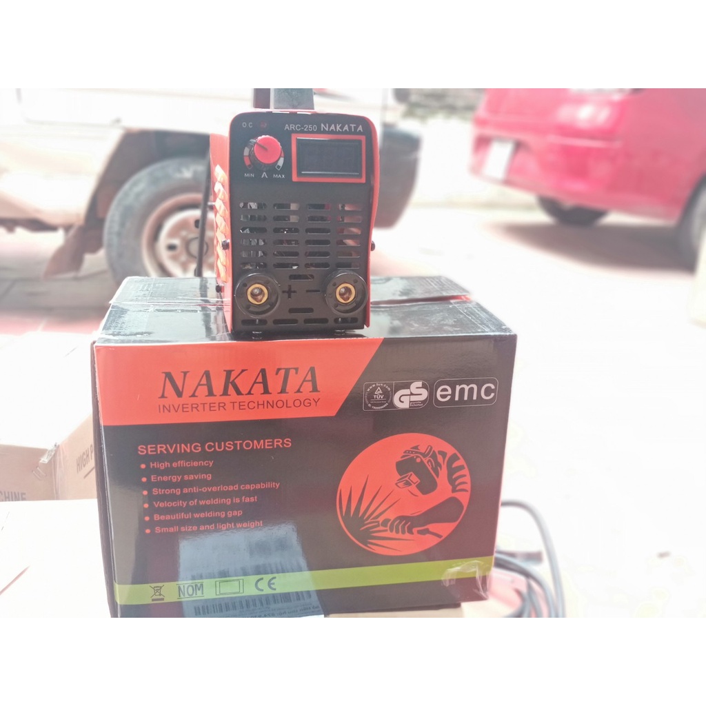 Máy Hàn Điện Tử Mini Nakata 250A Chính hãng  Tiện ích  Tặng kèm phụ kiện đầy đủ