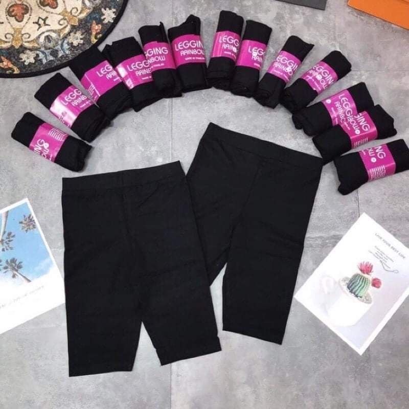 sét 5 quần legging lửng nữ, quần legging ôm body tôn dáng