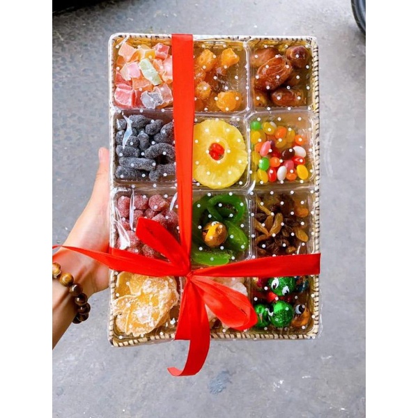 🎋 KHAY MỨT TẾT 12 Ô ĐỦ VỊ SIÊU NGON🎋 | BigBuy360 - bigbuy360.vn