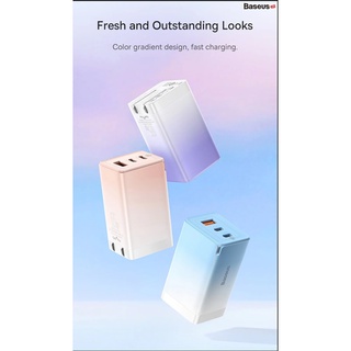 Bộ sạc nhanh baseus gan3 pro quick charger 65w