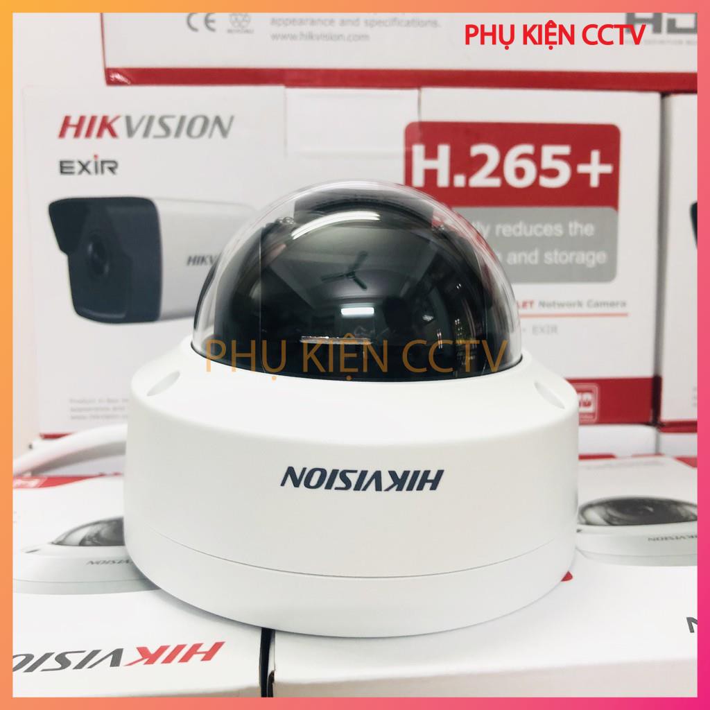 Bộ Camera Hikvision ip 2mp 1/2/3/4 mắt hỗ trợ POE full phụ kiện lắp đặt