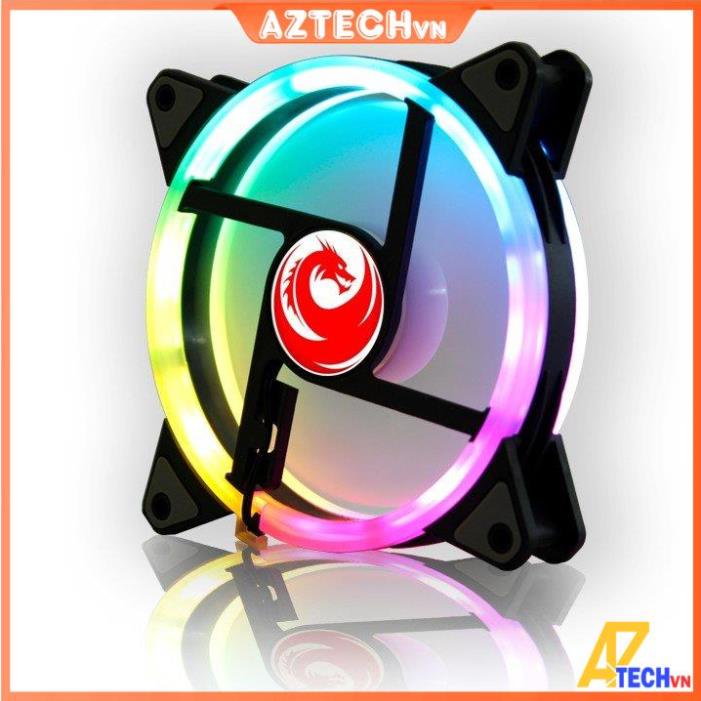 Quạt Tản Nhiệt, Bộ Kit 3 Fan Led RGB Coolmoon – Có Hub RGB (Bộ Bao Gồm Fan+Hub+Remote+Ốc) Chính hãng
