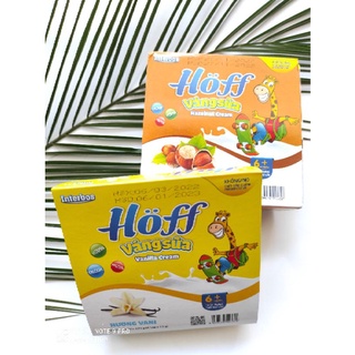 Váng sữa Hoff hương Vani/ hạt dẻ lốc 4 hộp x 55g