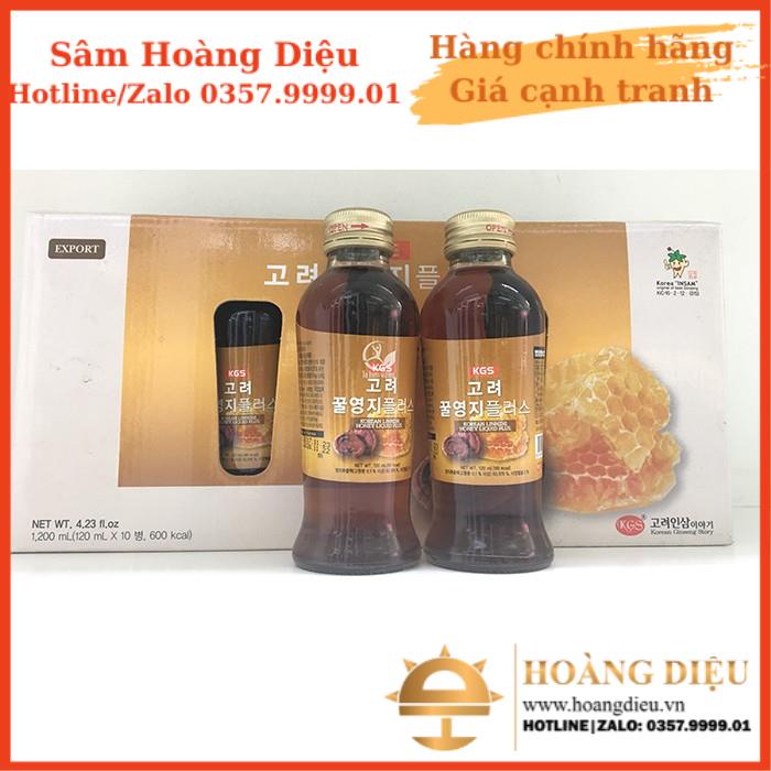 Nước Linh Chi Mật Ong KGS 120ml x 10 Chai