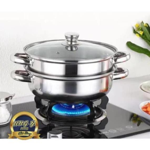 Nồi hấp inox 2 tầng POT size 28cm
