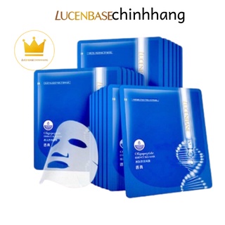 mặt nạ  lucenbase cho da mụn dưỡng da oligopeptide  giảm thâm , chính hãng hộp 10 miếng