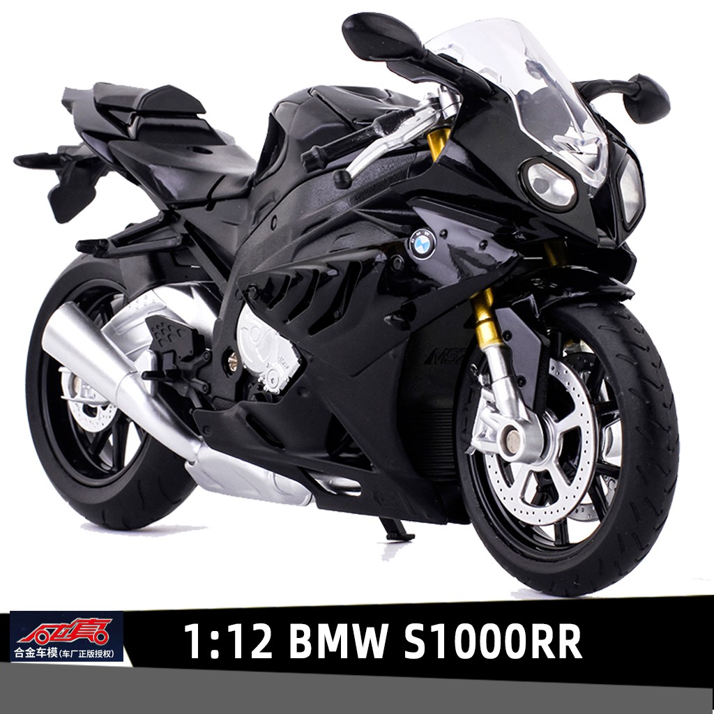 Màu Sắc Mô Hình Xe Mô Tô Bmw S1000rr Bằng Hợp Kim Với Đế Gắn L1: 12