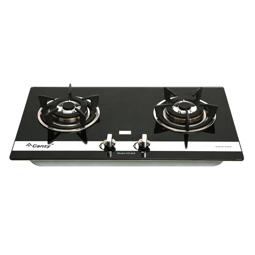 Bếp gas âm Canzy CZ-862 - Đánh lửa IC , Cảm ứng ngắt gas tự động, Bảo Hành 3 Năm