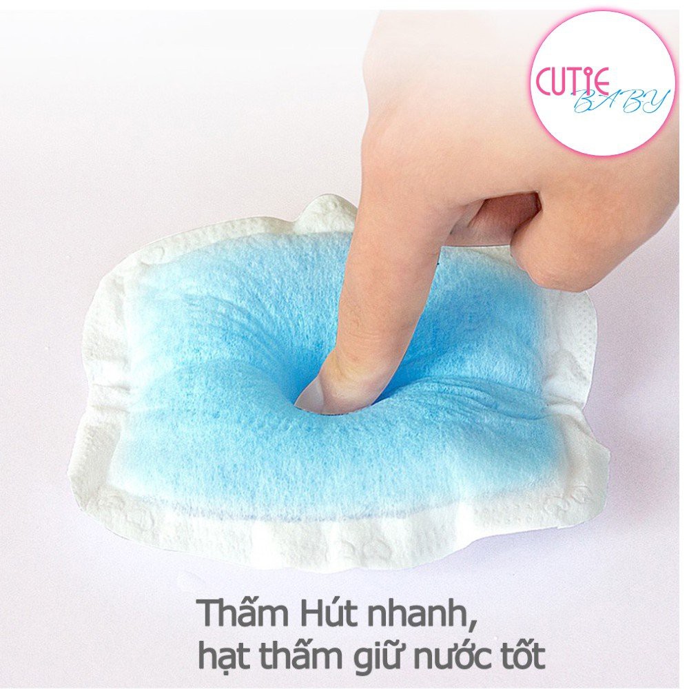 Miếng Lót Thấm Sữa Kichilachi Hộp 108 và 48 Tấm Dán Cho Mẹ, Siêu Thấm, Siêu Dính, Siêu Mỏng, Chống Tràn - Dùng Một Lần