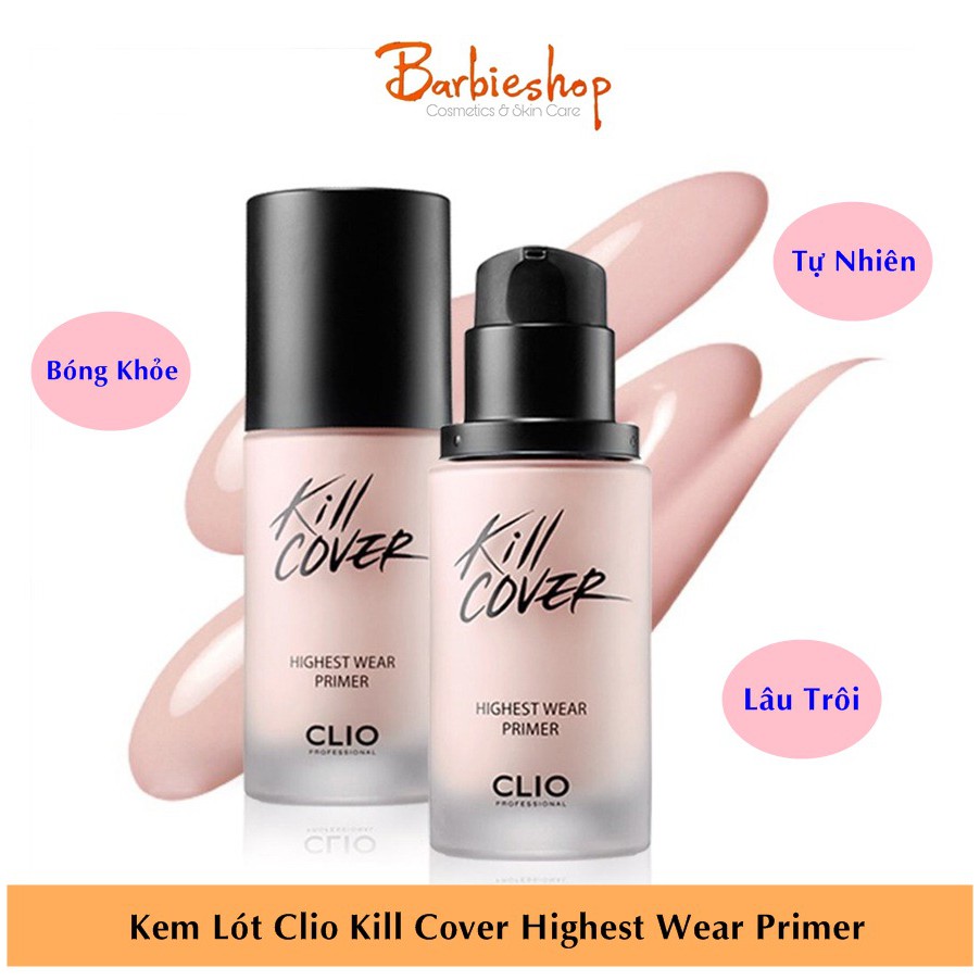 Kem lót Clio Kill Cover Highest Wear Primer 30ml