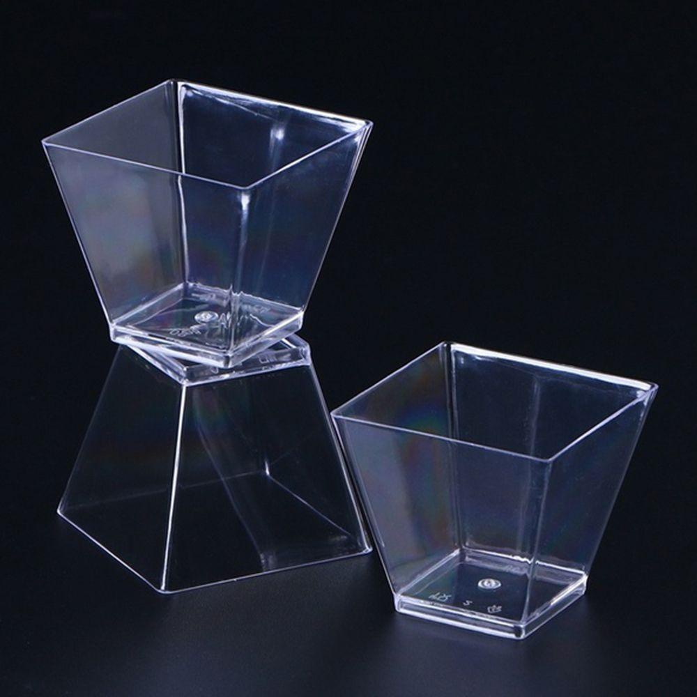 Set 10 / 30 / 50 Cốc Đựng Bánh Trong Suốt Dung Tích 60ml Tiện Dụng