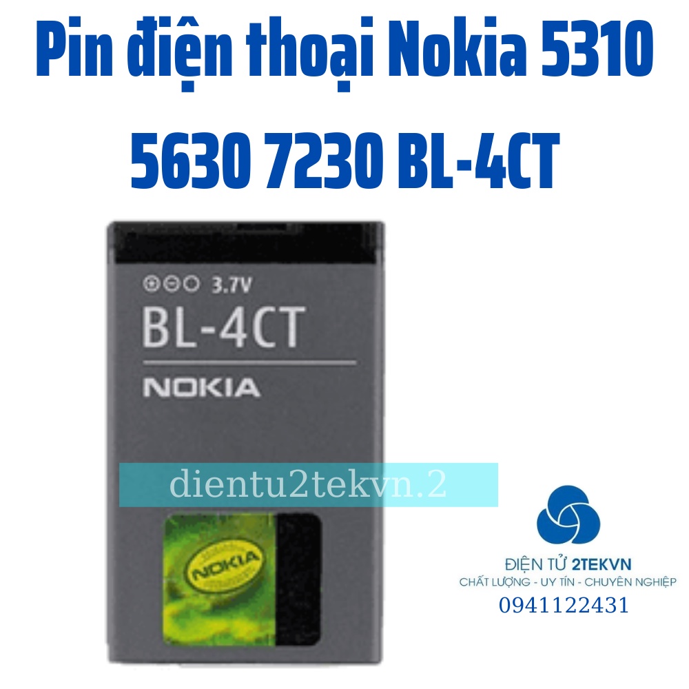 Pin điện thoại Nokia 5310 5630 7230 BL-4CT