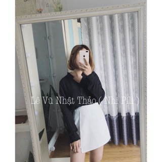 Áo cổ V neck bèo .