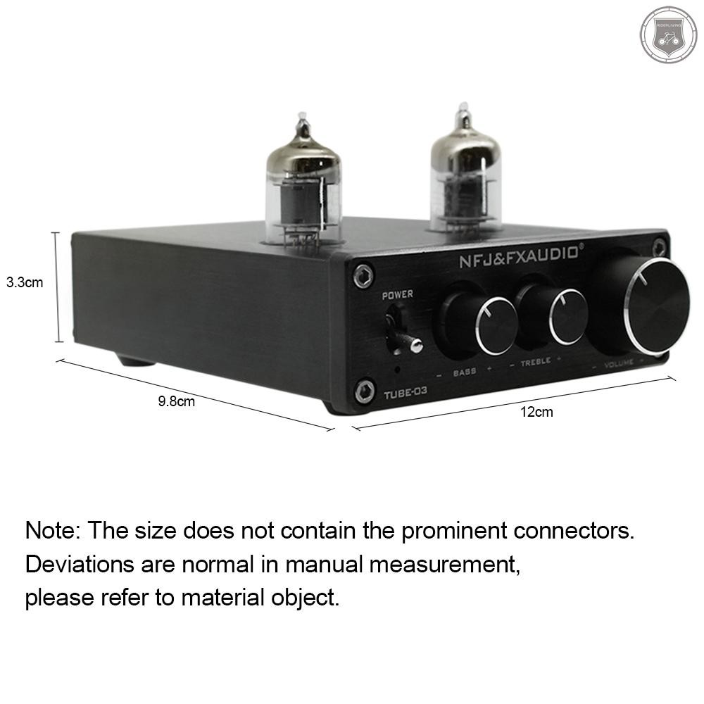 RCA Bộ Khuếch Đại Âm Thanh Mini R & L Fx-Audio Tube-03 6k4