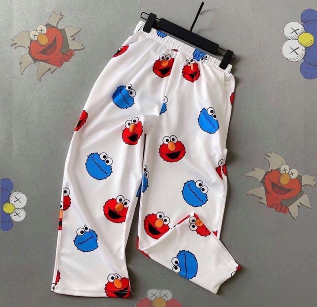 Quần Cartoon Cookies Monster/Cartoon Pant Dài Ảnh Thật