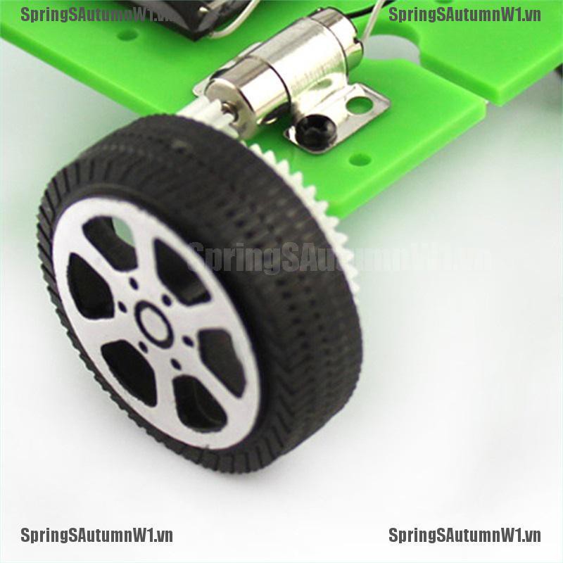 [Spring] 1Pc Mini Solar Toy DIY Car Children Educational Puzzle IQ Gadget Hobby Robot [VN]