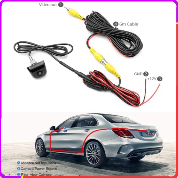 Sản Phẩm Camera lùi độ nét cao AHD - 1080P, dùng cho màn hình có sẵn trên ô tô: Mã sản phẩm FA818 | BigBuy360 - bigbuy360.vn