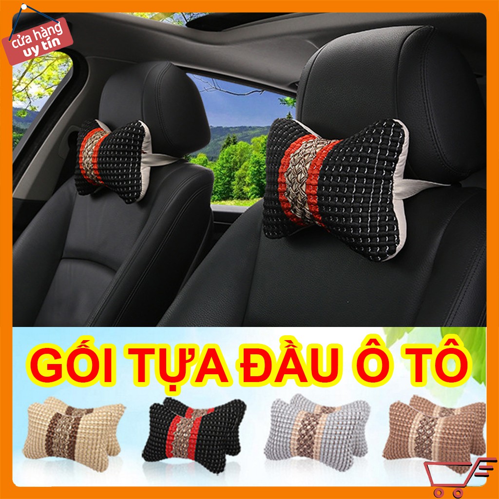 Gối Tựa Đầu Ô Tô – Chất Liệu Vải Dù, Chống Đau Mỏi Cổ Khi Đi Xe Version 2