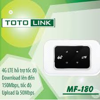 Mf180 - wi-fi di động 4g lte 150mbps totolink