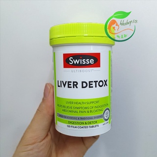 Bổ gan Swisse Liver Detox 120 viên - Mẫu mới, Date xa