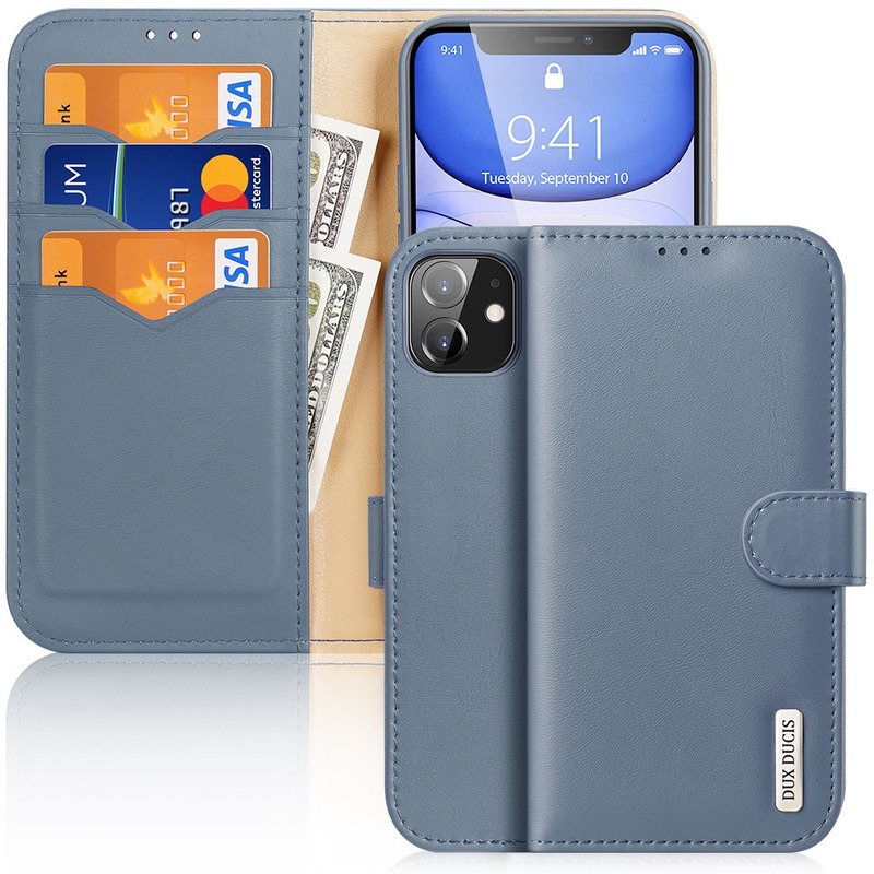 Ốp Lưng Da Nắp Gập Dux Ducis Hivo Cho Iphone 12 / 12 Pro Max Se 2020 Iphone 7 8