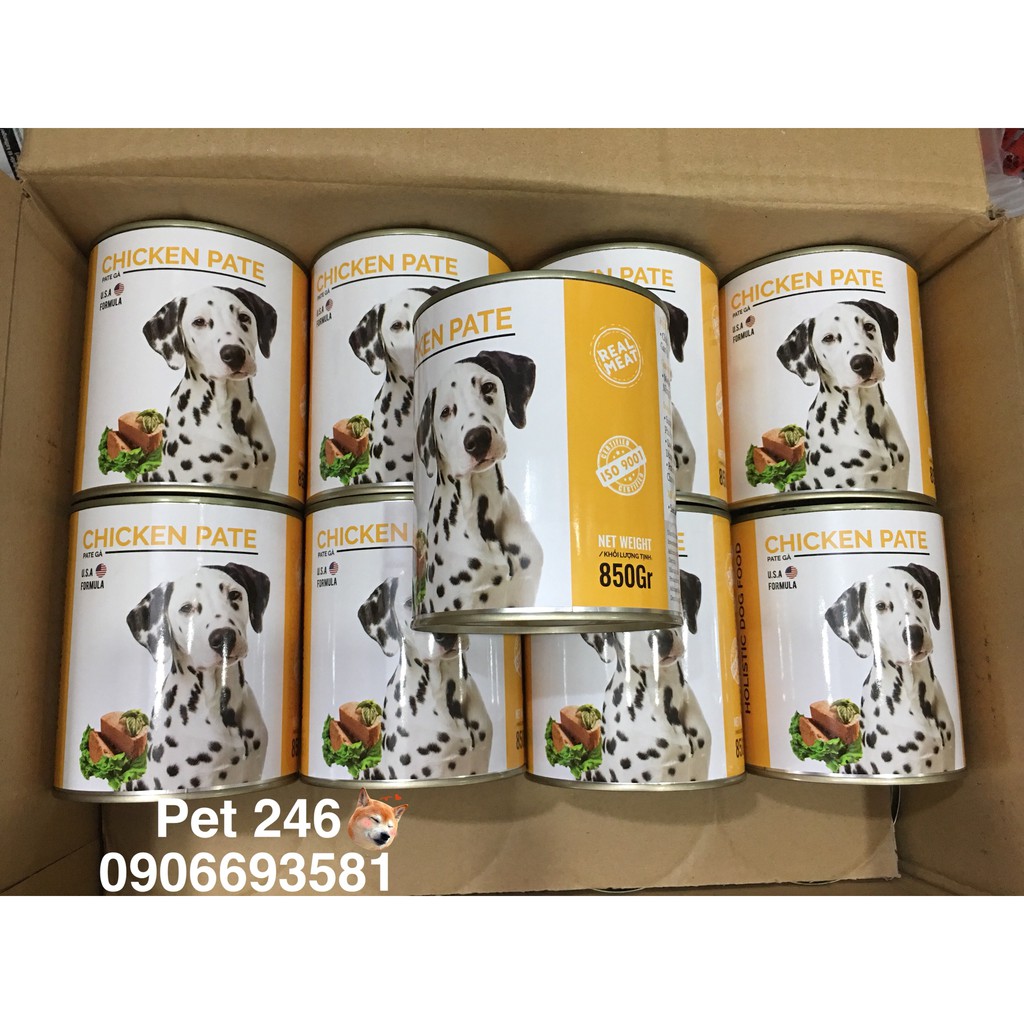 Pate chó HelloDog Chicken hộp 850G