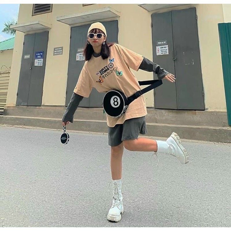 Áo phông form rộng tay lỡ unisex - Áo thun in hình con bướm cute - Sỉ áo thun số lượng lớn