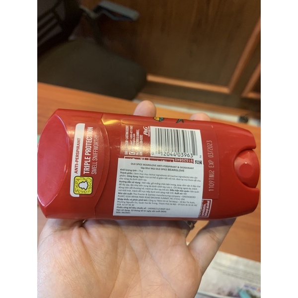 Lăn Khử Mùi Old Spice Bearglove 73g