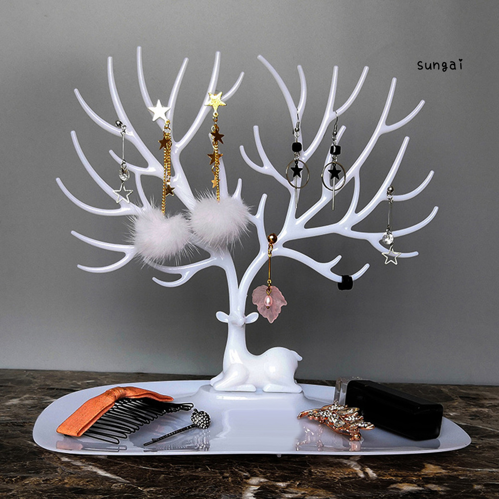 Giá Treo Trang Sức Hình Gạc Nai Bằng Nhựa Sang Trọng