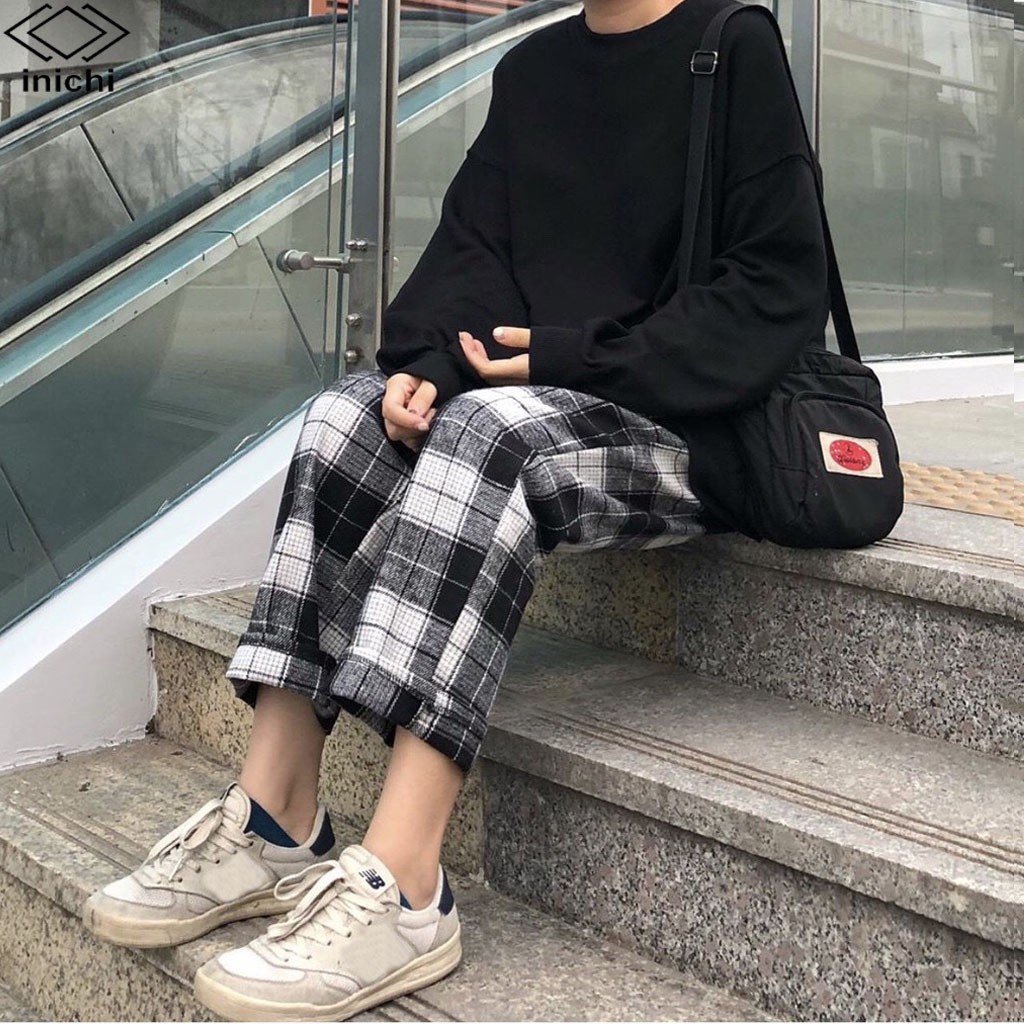 Quần CARO ỐNG SUÔNG 3 MÀU Nam Nữ Unisex IC876 INICHI | BigBuy360 - bigbuy360.vn