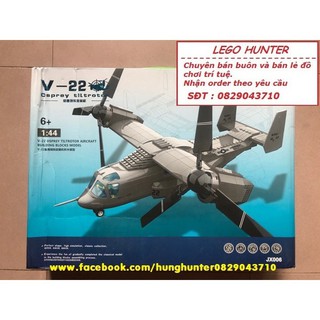 Xếp Hình Army Máy bay vận tải V-22 Osprey Wange JX006