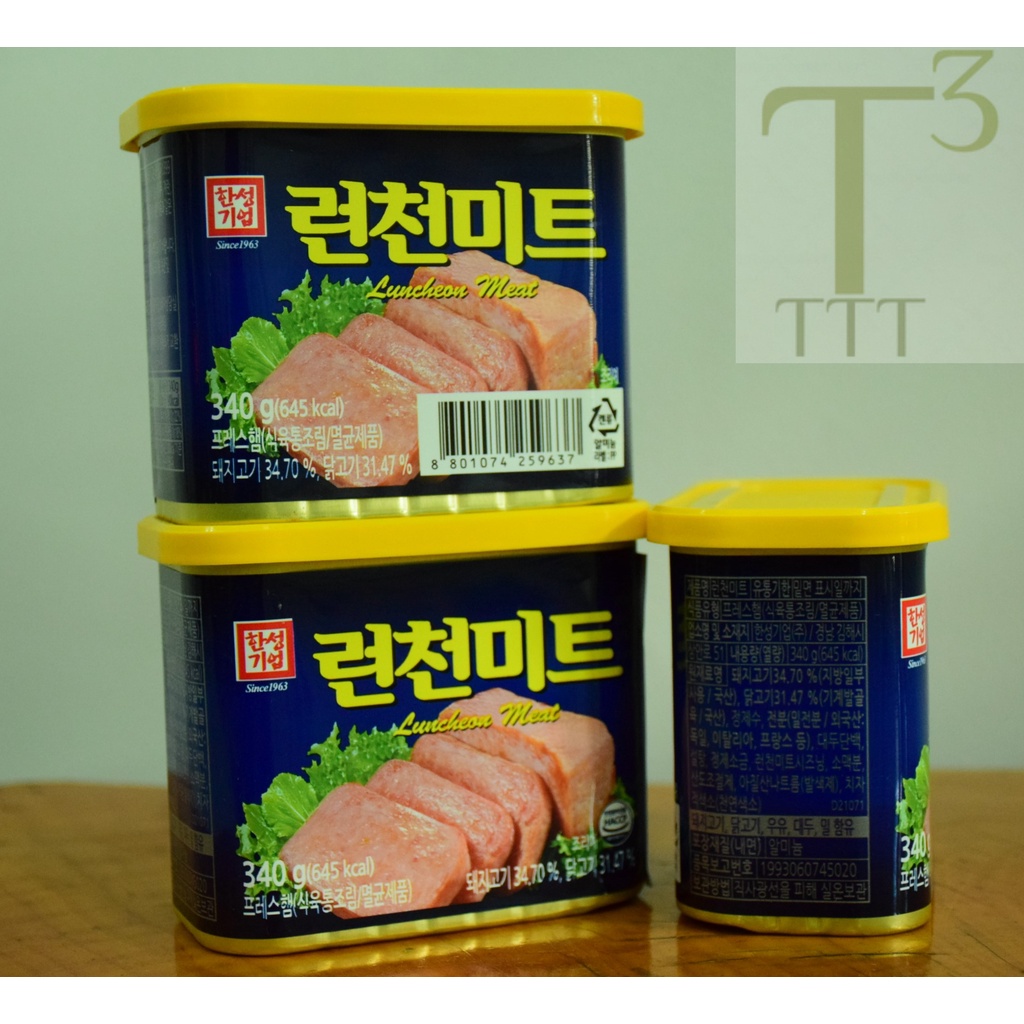 Thịt Heo Hộp Kiểu Mỹ, Thịt Hộp Ăn Liền, Thịt Hộp HanSung Hàn Quốc - HSD 08/2024