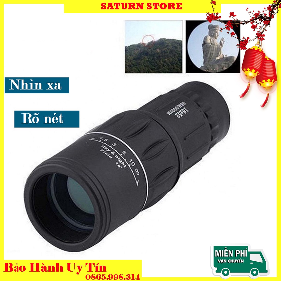 ✔️ Ống Nhòm Hồng Ngoại, Ống Nhòm Một Mắt Bushnell Cao Cấp Độ Phóng Đại 16x Nhìn Xa Siêu Nét, Nhỏ Gọn [BH 1 Đổi 1]