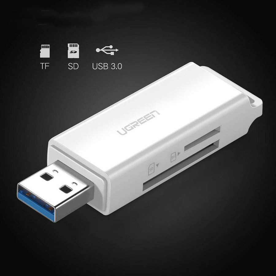 Đầu đọc thẻ nhớ SD/TF cổng USB 3.0 Ugreen 40752 - 40753 chính hãng - HapuStore