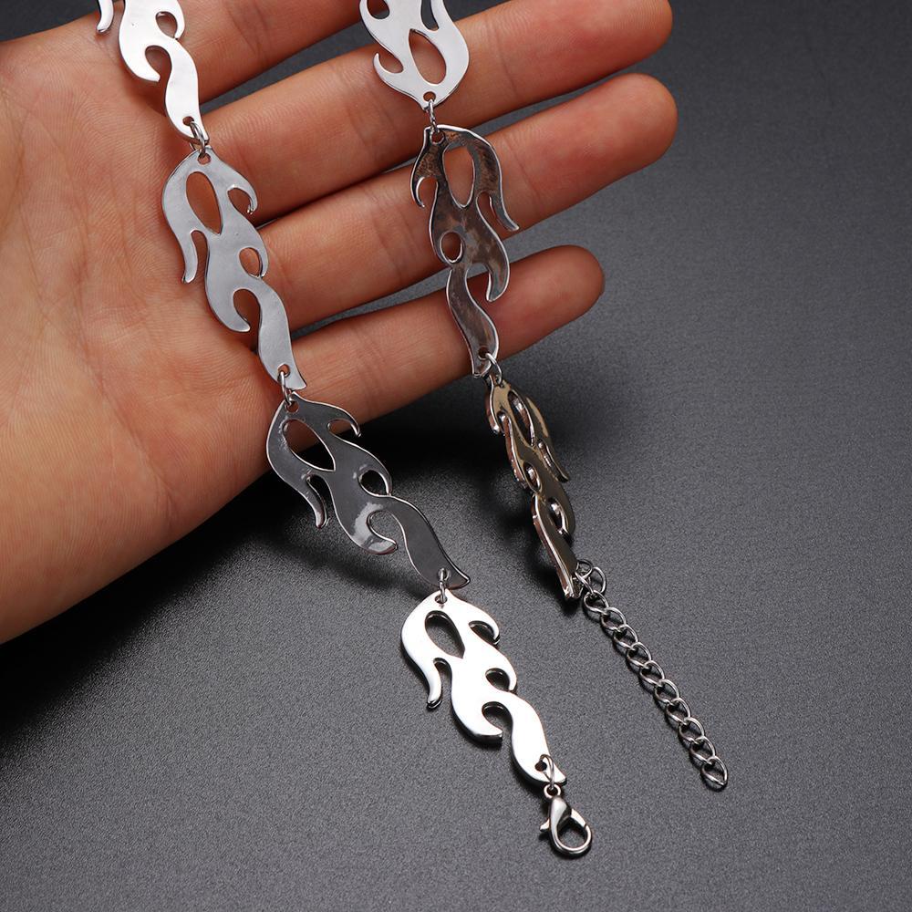 Vòng cổ Hình Ngọn Lửa Phong Cách Punk Hip Hop Thời Trang