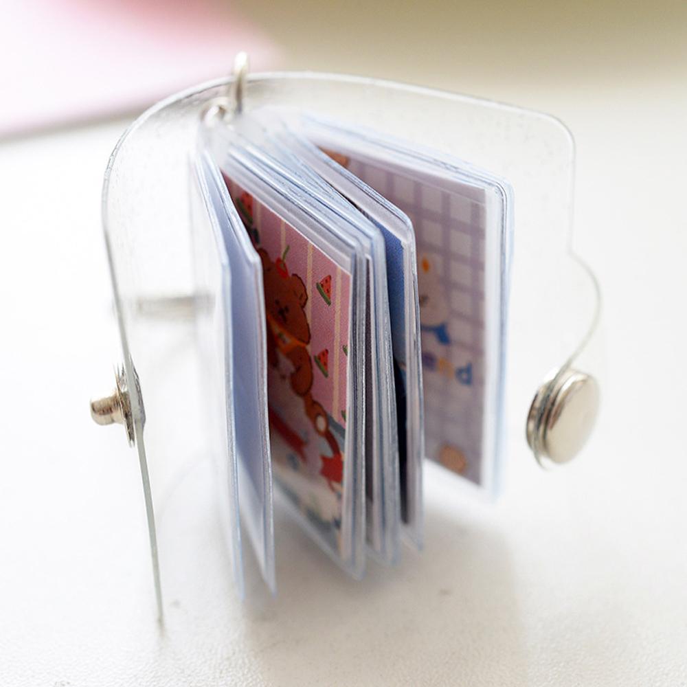 Album Ảnh Mini 2 Inch 16 Ngăn Kèm Móc Khóa Chất Lượng Cao