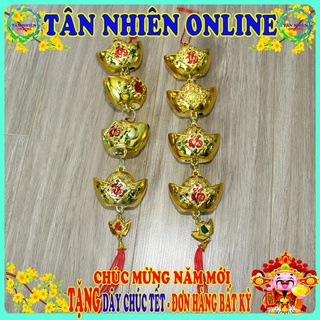 Dây treo Tết Thỏi Vàng Combo 2 cái/1 bịch dây treo phụ kiện trang trí Tết 2021 trang trí cho cây mai