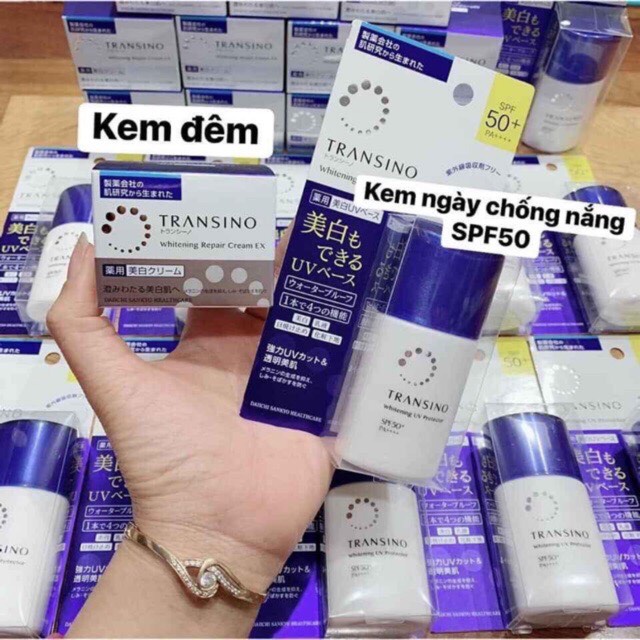 Kem Dưỡng Trắng Da, Mờ Thâm Nám Ngày, Đêm Transino Nhật Bản