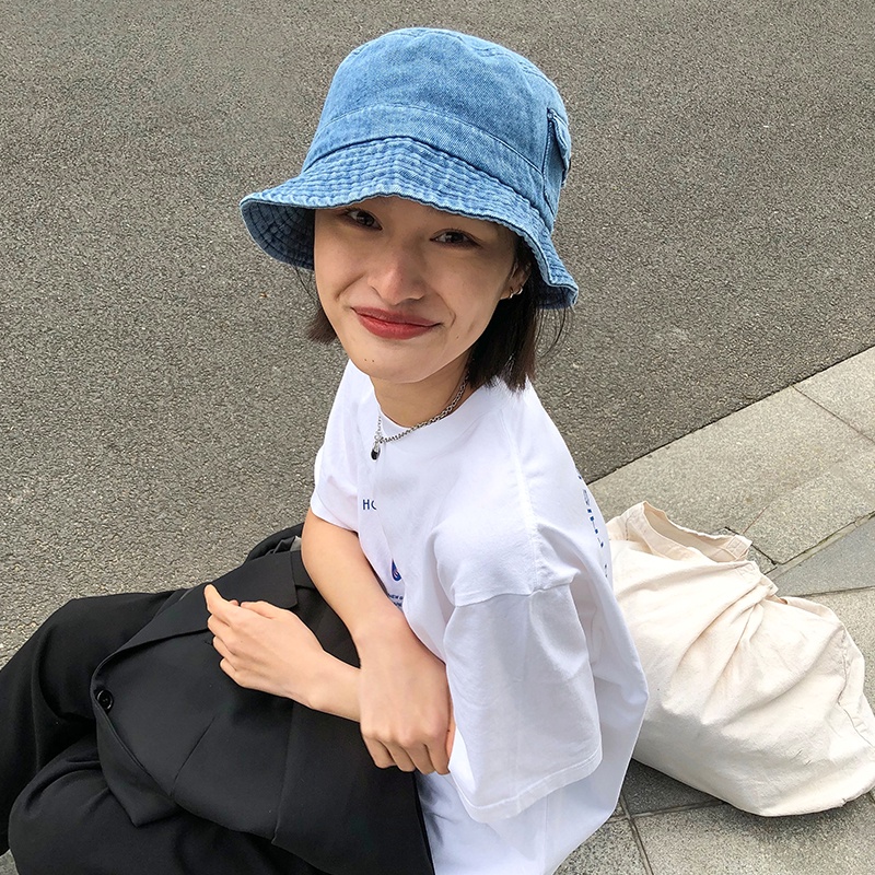 Nón Bucket Chống Nắng Phong Cách Nhật Bản Thời Trang Xuân Hè Cho Nữ