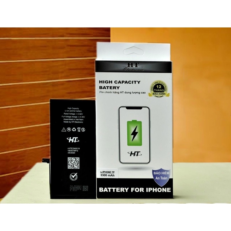 PIN HT ELECTRONIC DUNG LƯỢNG CAO CHO ĐT táo- Tặng bộ vit mở ĐT táo 8 món
