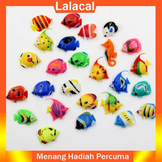 Bộ 10 Cá Nhựa Trang Trí Bể Cá