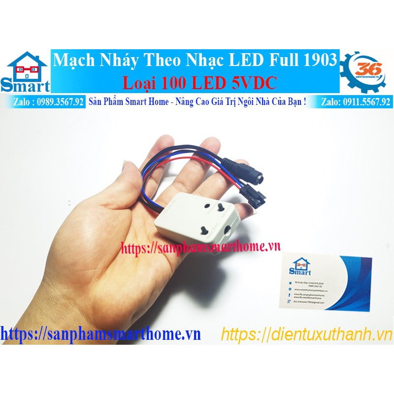 Mạch led nháy theo nhạc ic1903