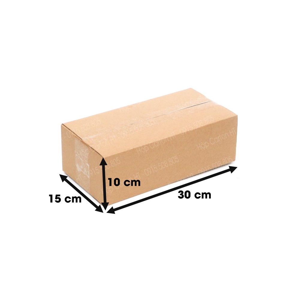 30x15x10 Hộp carton đóng hàng, thùng bìa giấy cod gói hàng