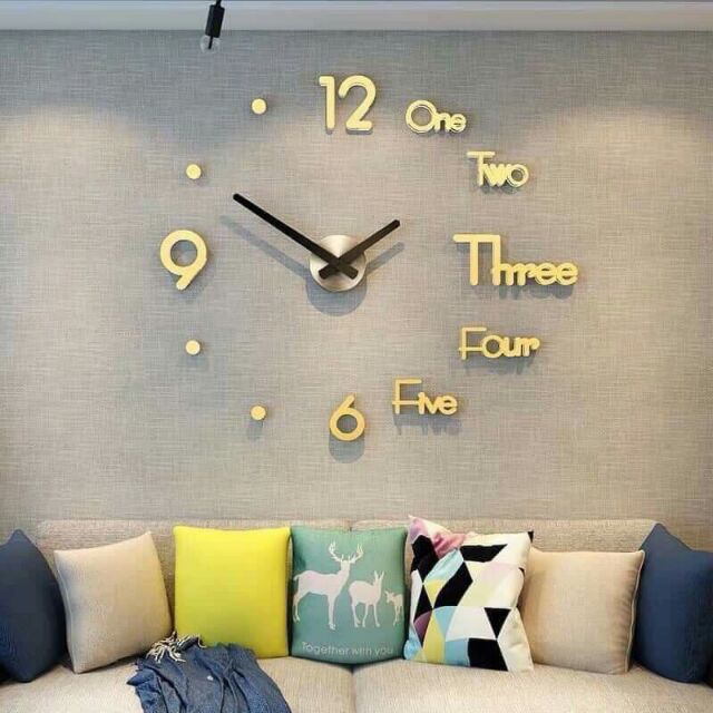 Đồng hồ dán tường