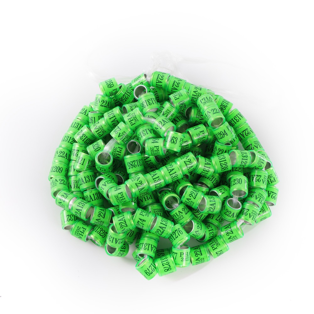 Set 50 / 10 Vòng Đeo Chân 8mm Huấn Luyện Chim Bồ Câu 2024 / 2023 PHA