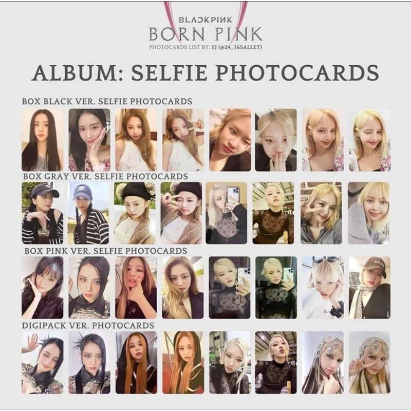 VStore - duyendo97  BLACKPINK: TỔNG HỢP ẢNH MÀU HỒNG - ĐEN - XÁM & DIGIPACK