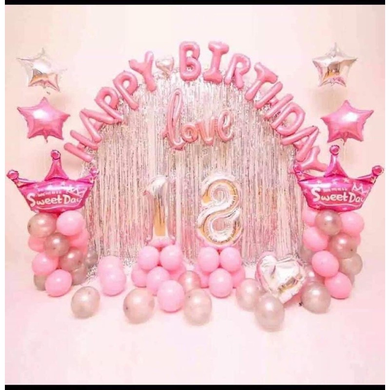 Bóng Sinh Nhật Phối Đủ Kiểu Màu Siêu Sang Cho Người Lớn🥳
