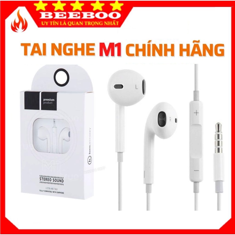 Tai Nghe Chính hãng M1 Cho Phụ Kiện - BeeBoo Shop
