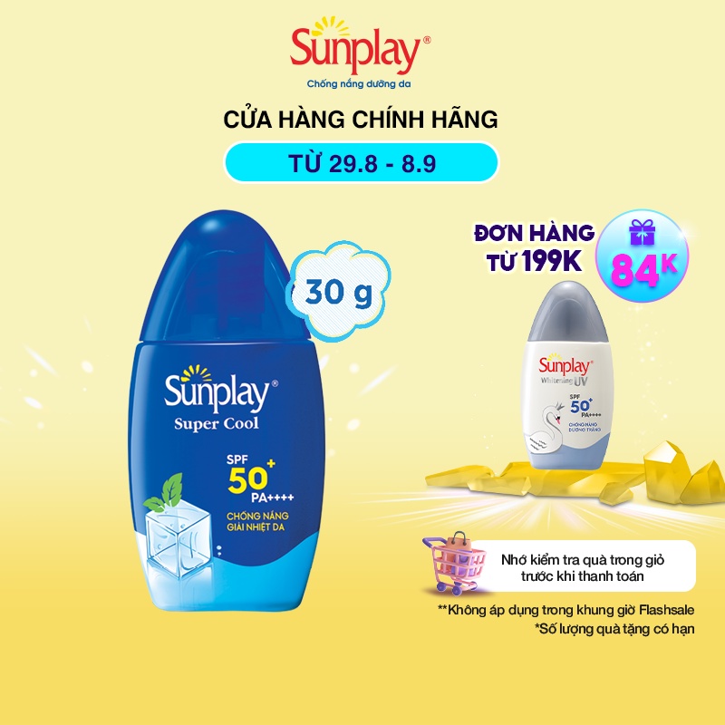 Sữa chống nắng giải nhiệt da Sunplay Super Cool SPF50+ PA++++ 30g